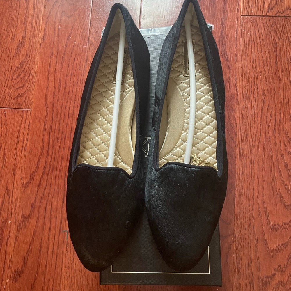 NEW Birdies Calf Hair Loafers w/ Box - 10M